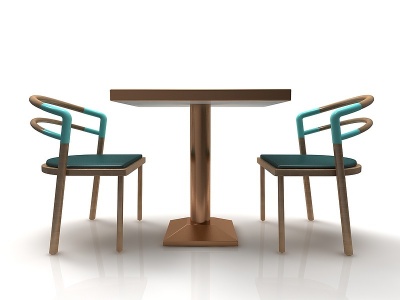 3d现代风格休闲桌模型