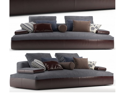意大利双人休闲沙发模型3d模型