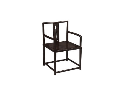 新中式餐椅单品模型3d模型