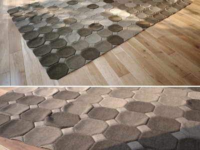 现代风格地毯模型3d模型