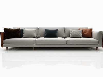 3d现代风格三人沙发模型