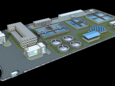 污水處理廠模型