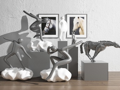 现代雕塑模型3d模型