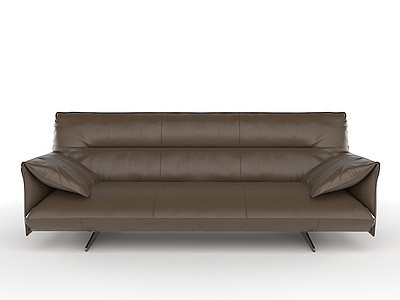 现代皮革沙发模型3d模型