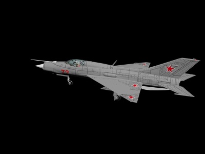 3d米格21战斗机模型