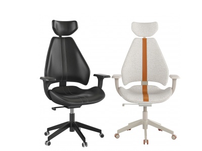 3d现代办公椅游戏椅模型