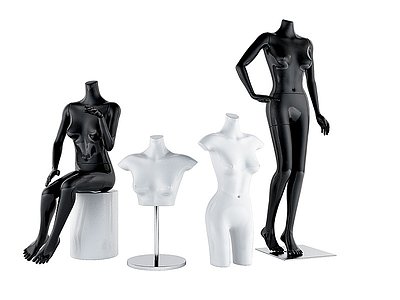 3d人物服装模特模型