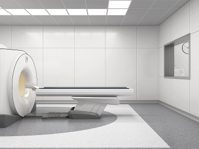 医院磁共振室模型3d模型