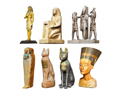 3d埃及印度风格工艺品摆件模型