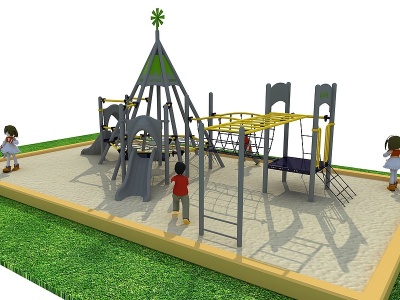 儿童乐园3d模型