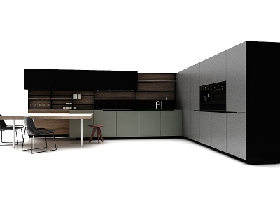 现代风格厨柜模型3d模型