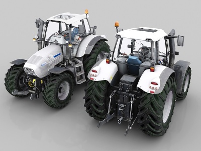 农用拖拉机3d模型