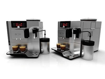 3d现代风格咖啡机模型