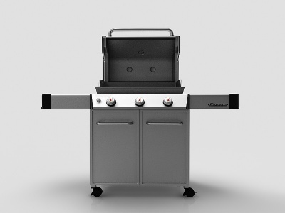 现代风格烧烤机模型
