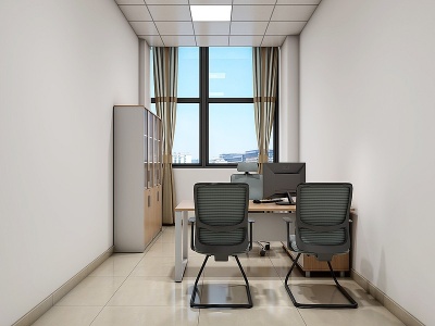 现代经理办公室模型3d模型