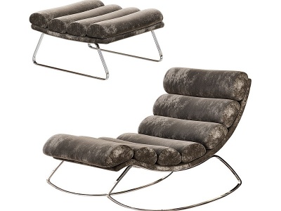 现代皮革躺椅模型3d模型