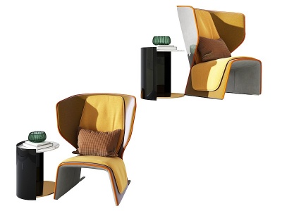 3d现代休闲椅模型