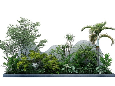 3d景观小品绿植植物模型