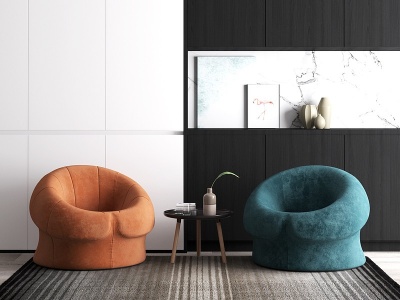 现代懒人沙发椅模型3d模型