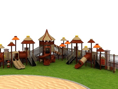 山海经幼儿园大型玩具模型3d模型