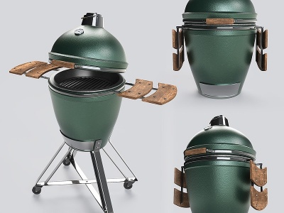 现代烤炉炉子3d模型