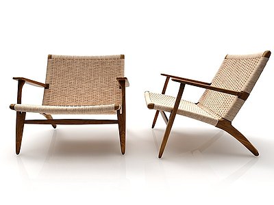 3d现代风格单人椅子模型