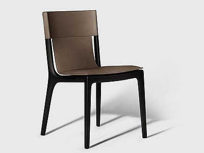 3d现代餐椅单椅模型