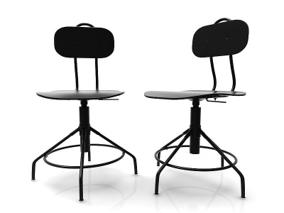 现代风格吧椅高脚凳模型3d模型