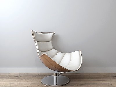 3d現代單椅休閑椅模型