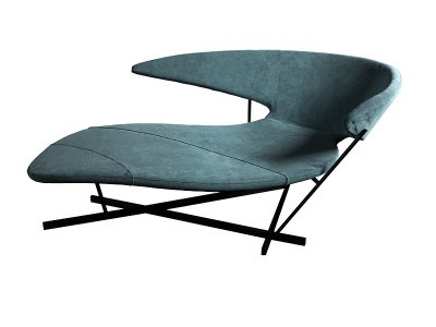 3d现代休闲椅单人椅模型