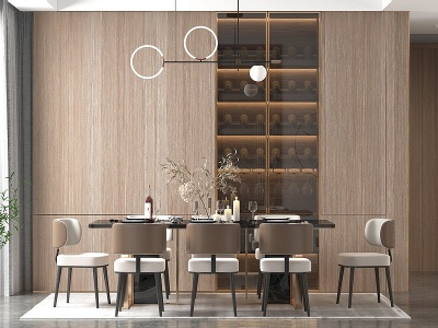 现代客餐厅起居室模型3d模型