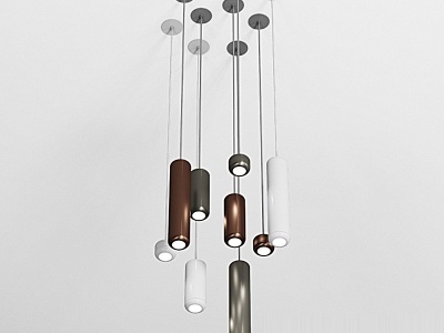 艺术吊灯组合金属灯模型3d模型