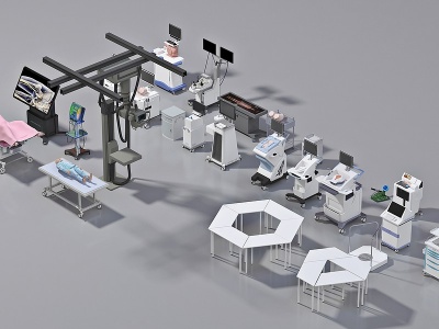 现代医疗器材模型