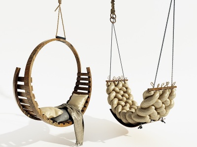 现代休闲吊椅模型3d模型