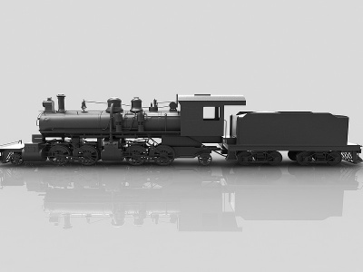 现代风格火车模型