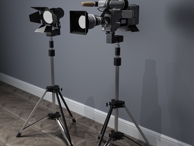 现代照相机摄像机模型3d模型