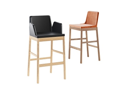 现代吧椅模型3d模型