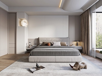 3d现代家居卧室3模型