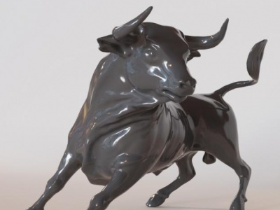 牛雕塑摆件模型3d模型