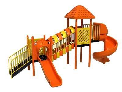 3d滑梯大型玩具儿童滑梯模型