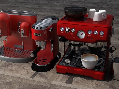 现代厨具咖啡机模型3d模型