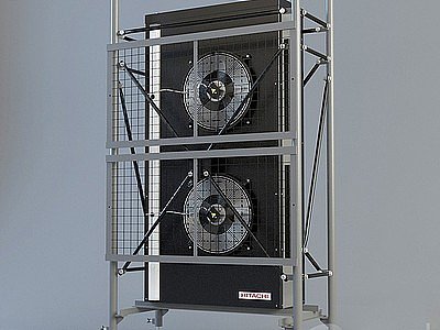 3d空调室外机模型
