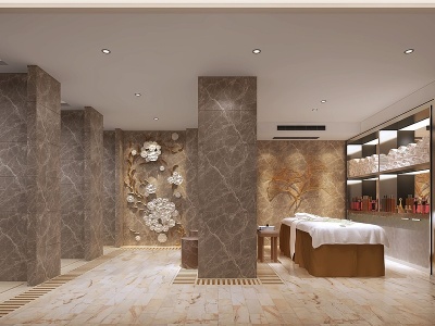 3d现代浴室澡堂模型