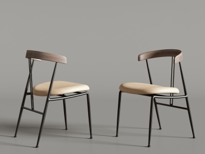 现代餐椅组合模型3d模型