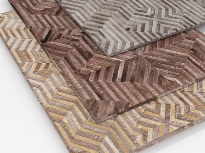 简欧北欧地毯现代地毯模型3d模型