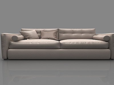 3d现代风格双人沙发模型