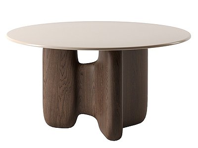 北欧餐桌模型3d模型