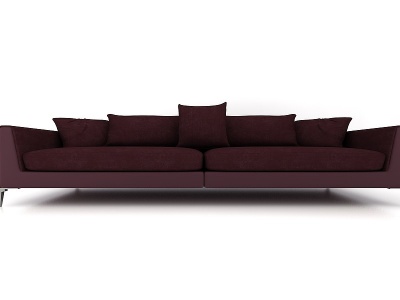 3d现代风格多人沙发模型