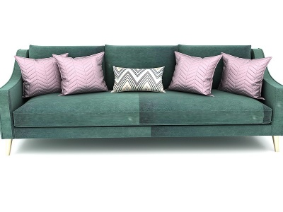 现代风格休闲沙发模型3d模型