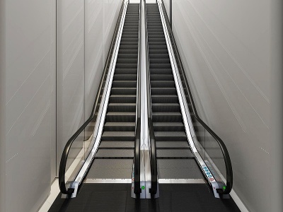 3d现代扶手电梯模型
